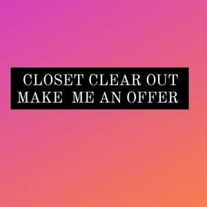 closet clear out